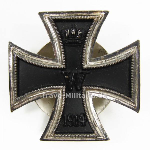 Eisernes Kreuz 1. Klasse von 1914 mit Unterlegscheibe und Rändelschraube