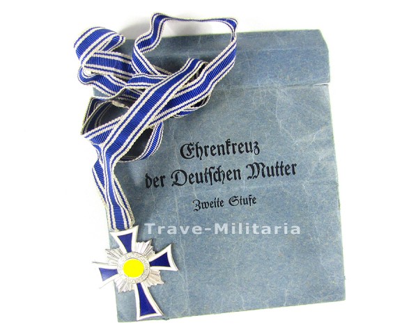 Ehrenkreuz der Deutschen Mutter in Silber in Verleihtüte