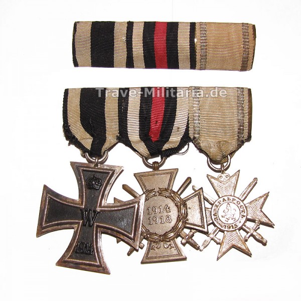 3er Ordenspange mit Feldspange mit Bulgarischen Orden