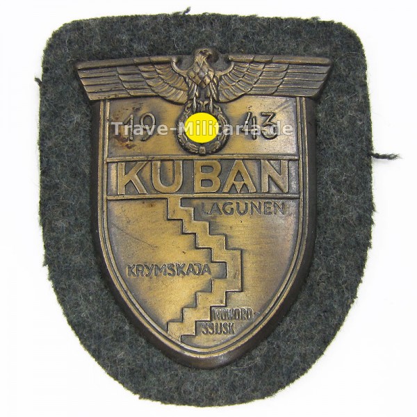 Kubanschild auf Heeresstoff
