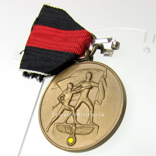 Medaille zur Erinnerung an den 1. Oktober 1938