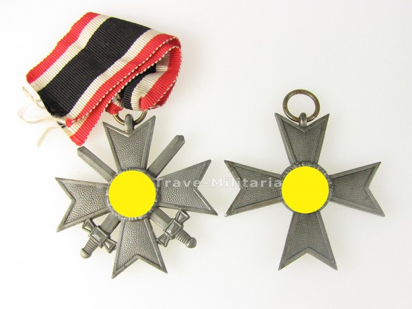 Set Kriegsverdienstkreuze 2. Klasse mit und ohne Schwerter