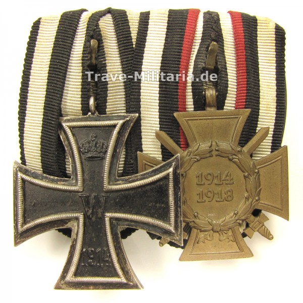 2er Ordenspange EK 2 und FEK