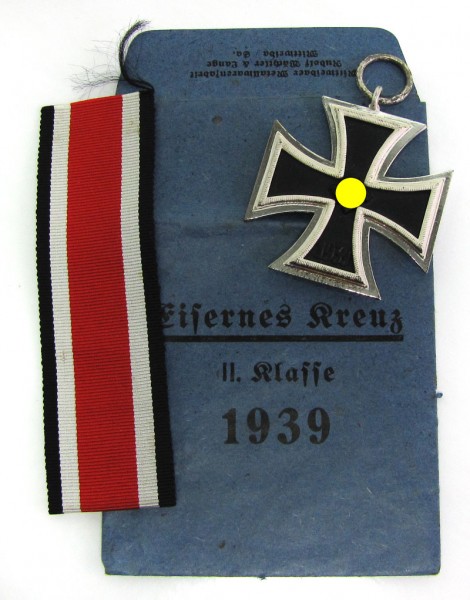 Eisernes Kreuz 2. Klassse 1939 mit Tüte Wächtler Lange MINT Condition