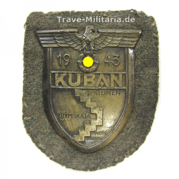 Kubanschild auf Heeresstoff