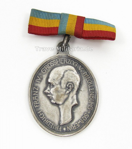 Erinnerungsmedaille 100 Jähriges Bestehen der Mecklenburgischen Artillerie 1813-1913
